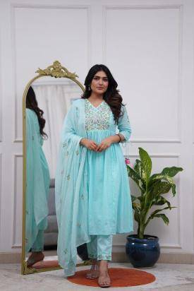 Jaipuri 3pcs Kurti wholesale dealers in Kolkata